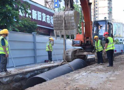 雲浮市河濱路供水管改造工程順利通水